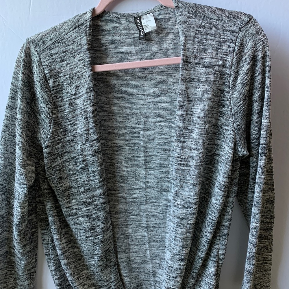 Grey cardigan